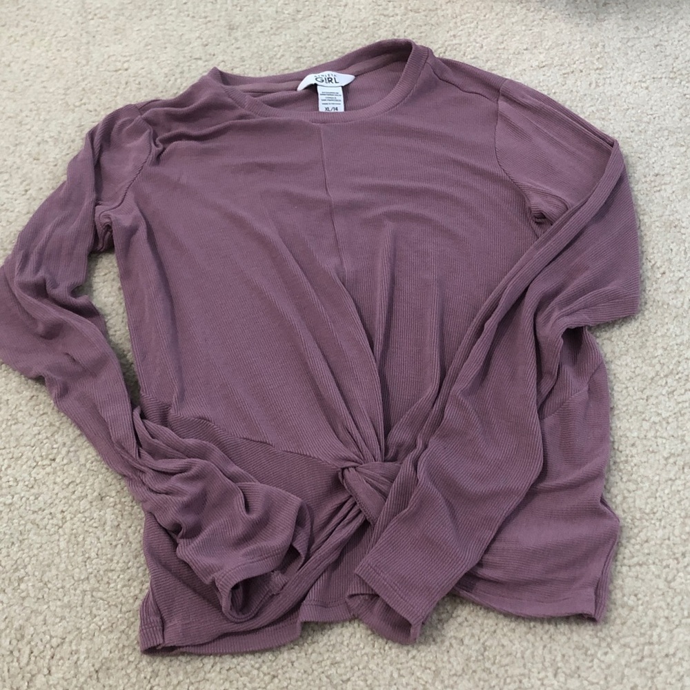 Athleta girls soft purple long sleeve